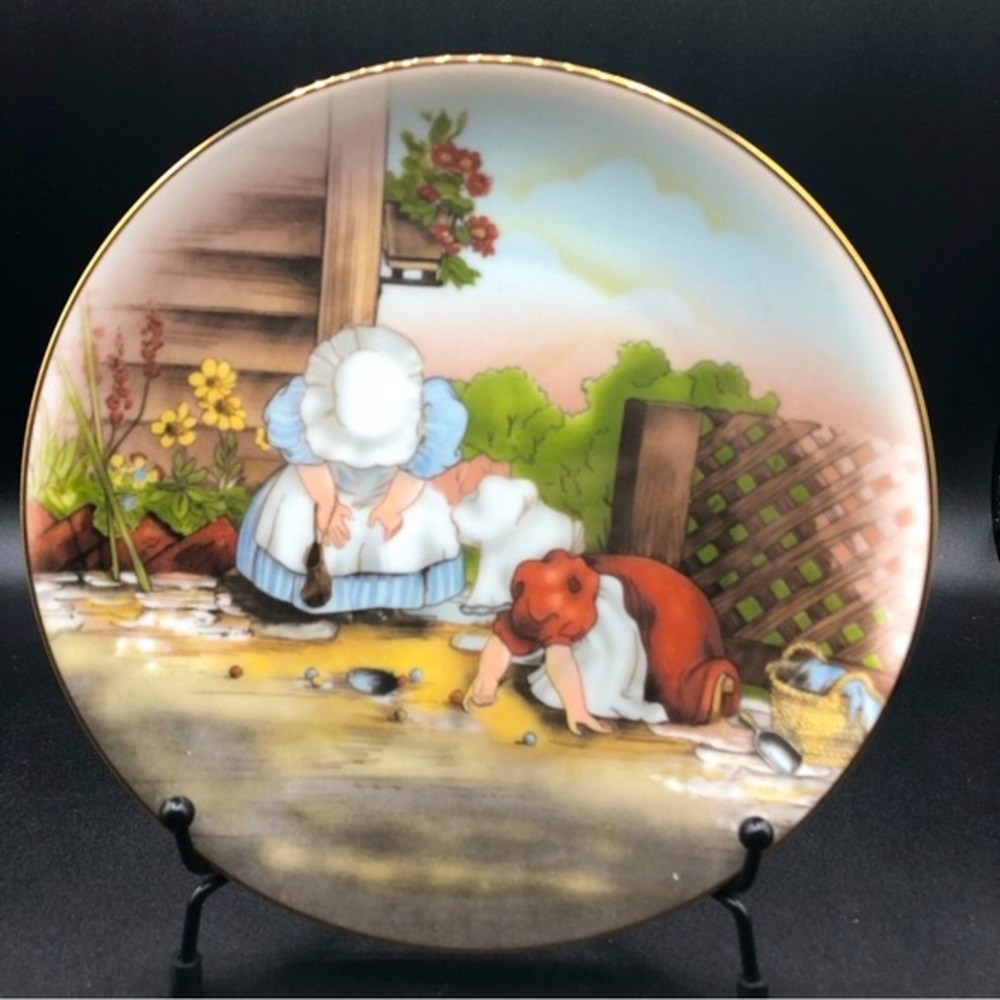 Sun Bonnet Babies Marbles from Playtime Series Plates 1982 Germany …
